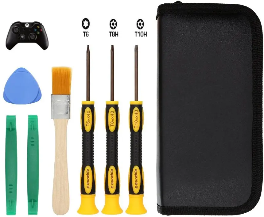 E Durable T8 T6 T10 Screwdriver Set Safe Prying Tool Cleaning Brush For Xbox One Xbox 360 Controller Ps3 Ps4 Buy Repair Kit For Xbox 360 Controller T8 T6 T10 Screwdriver Set Cleaning Brush