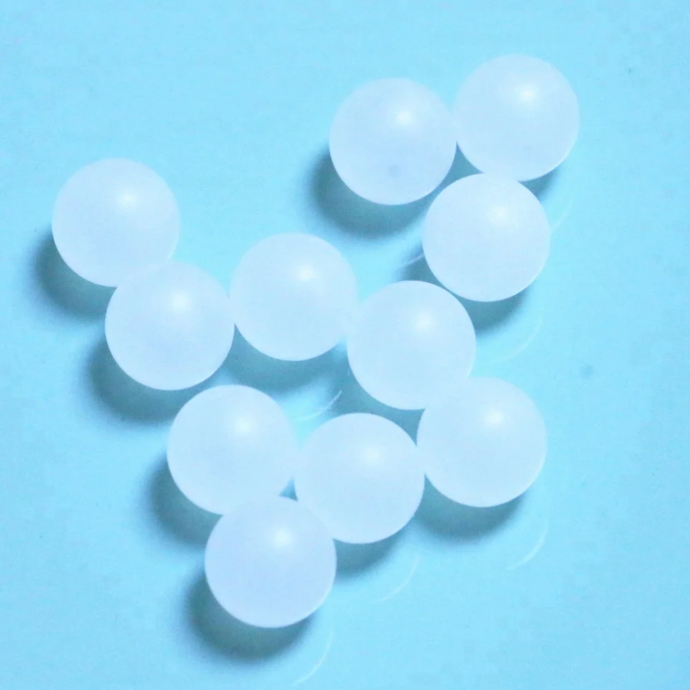 2mm 3mm 4mm Solid clear plastic PP float balls, View small clear
