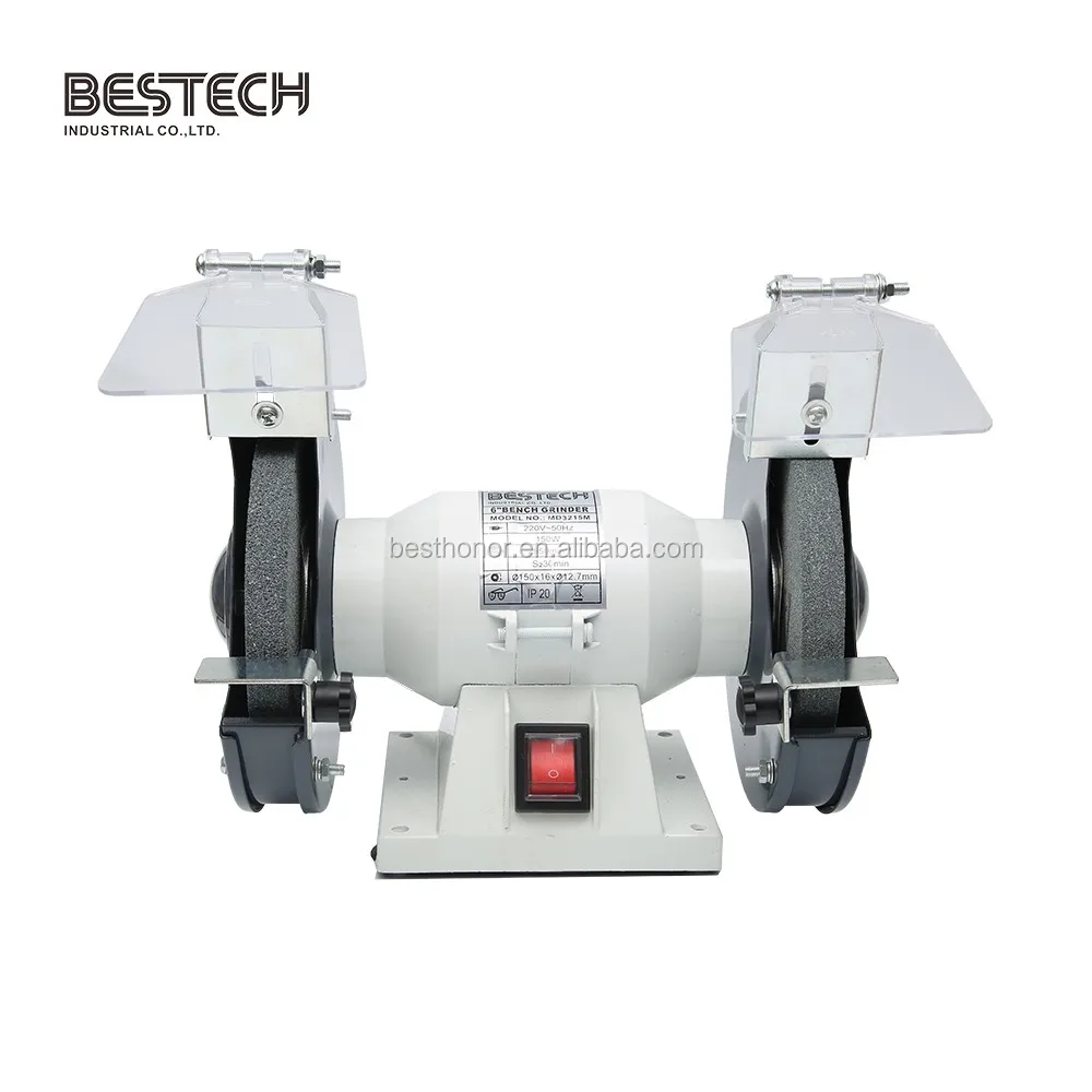 150w 150mm China Bench Grinder Machine With Safty Switch Md3215m