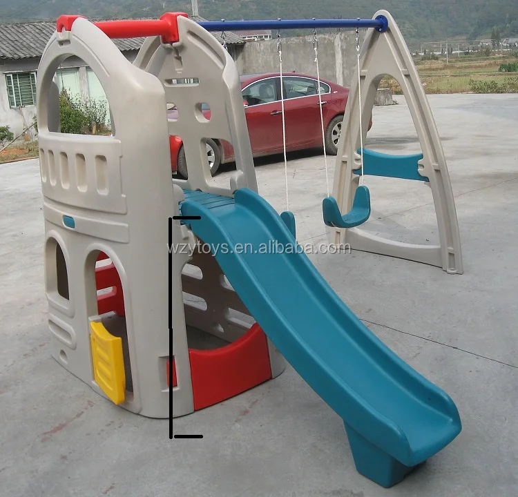 Niños Populares Jardín Patio Columpio Y Tobogán - Buy Patio Columpio Y