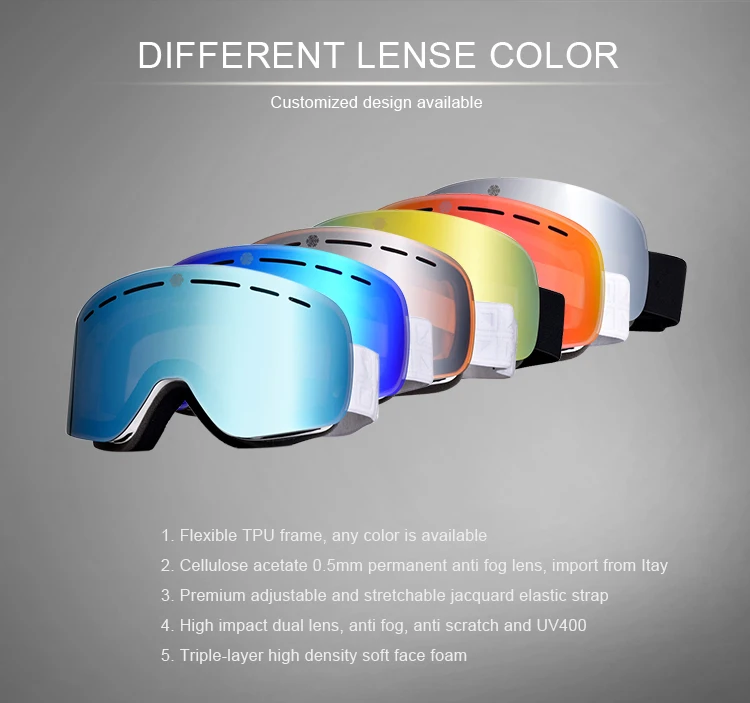 3-ski goggles