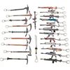 Custom Cheap Promotional Metal Alloy key ring and Tool Gun Product name Game Keychain metal Game Hoe Pick Weapon Gun Keychain