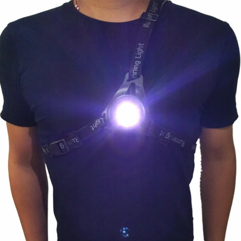 Sunreal New Light Hunting Safety Usb Charging Jogging Led Chest Strap ...