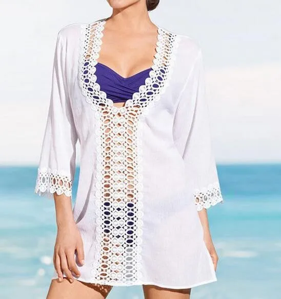 vestido praia branco