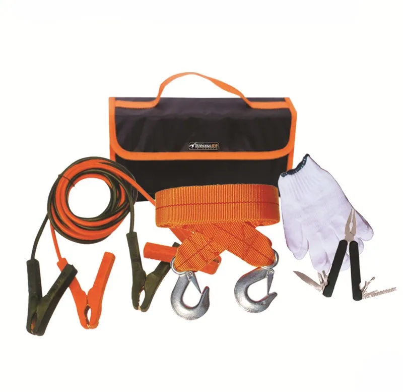 9pcs Basic Car Roadside Emergency Kit Triangle Tool Bag Set Buy