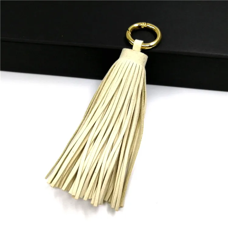 New Style Suede Tassel Keychain,Suede Tassel Keychain For Straw Beach