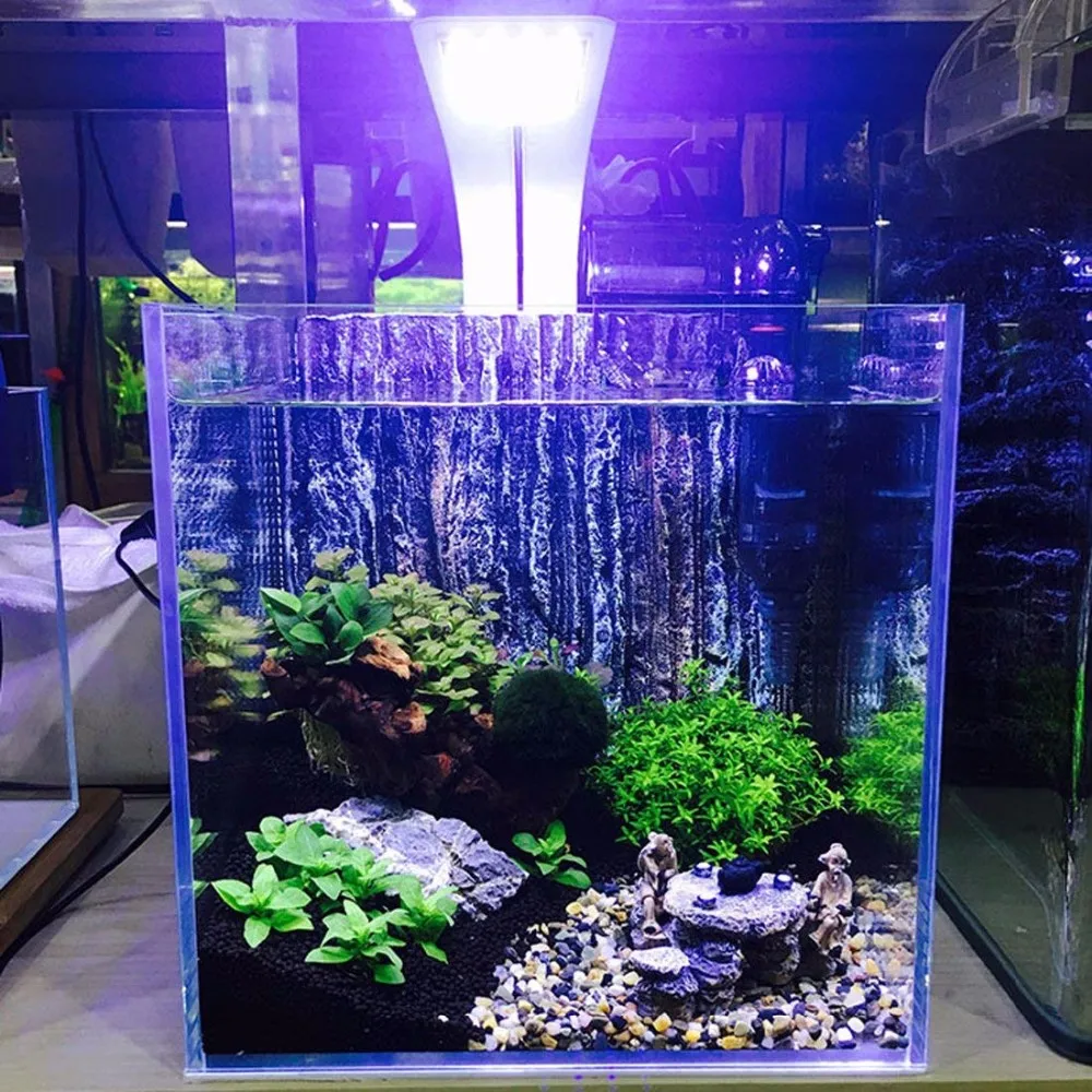 24 Led Aquarium Planted Light 10w Full Spectrum Plant Grow Clip Lamp ...