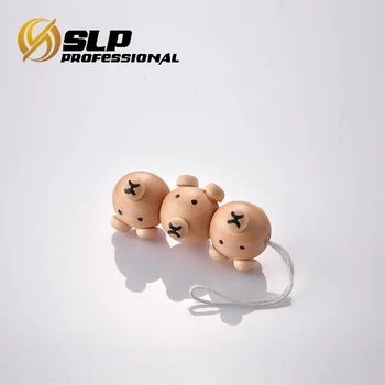 De Madera Tallada Tres Cabeza De Oso De Madera Productos De Regalo