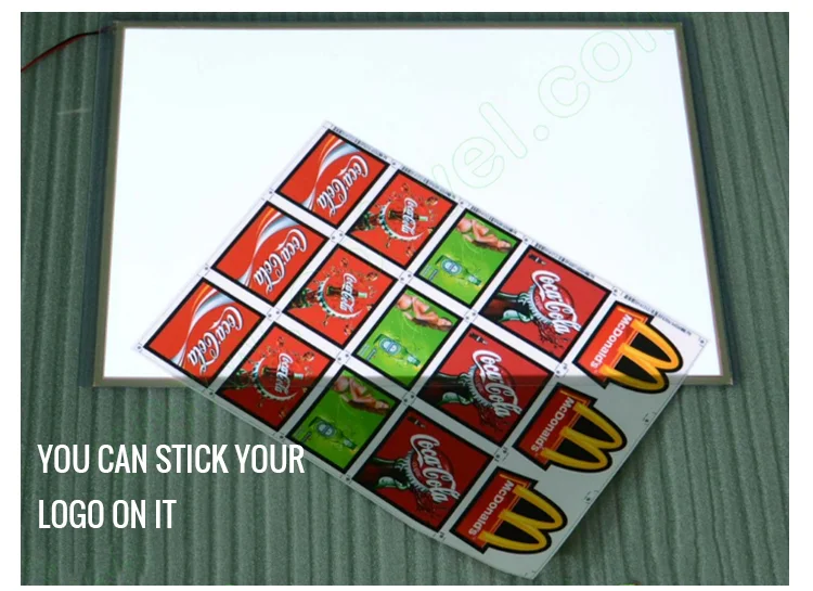 10*10cm small size high brightness blank el panel for advertisement