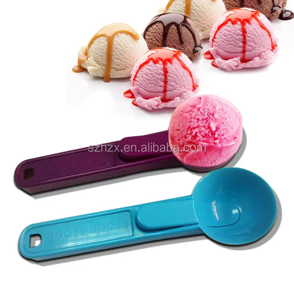Shape Plastic Small Ice Cream Scoop Buy Gambar