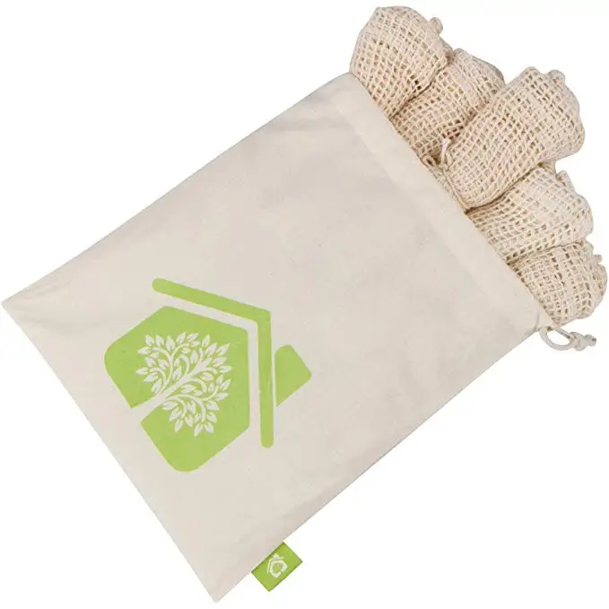 mesh cotton bag