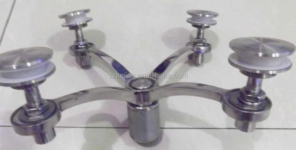 
2015 the best quality stainless steel glass spider for framless glass prices 