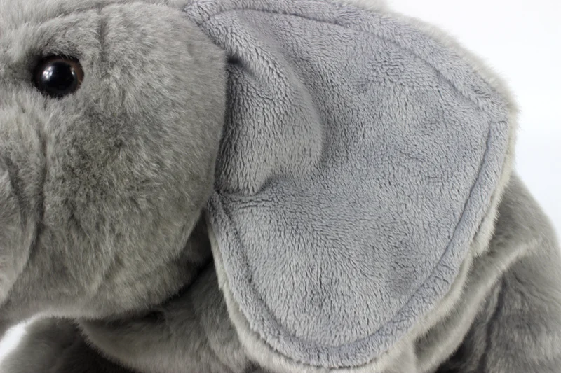 plush elephant with big ears