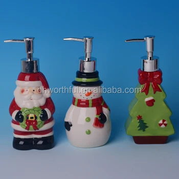Wholesale Bulk Christmas Bathroom Accessories Ceramic Decorative Soap Dispenser Buy Decorative Soap Dispenser Ceramic Soap Dispenser Ceramic Lotion