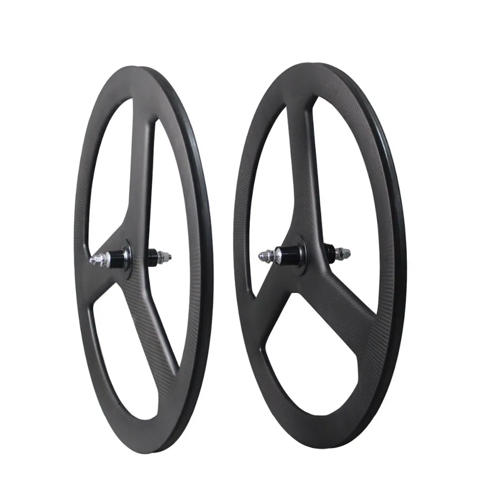 Good Quality Trispoke Bike Wheels Carbon 3 Spoke Fiexed Gear Track