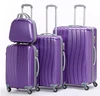 4pcs ABS hardside travel trolley luggage set trolly bags case