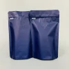 wholesale custom printed coffee bag matt blue doy pack one-way valve recycle coffee packaging bag
