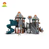 new coming hot sale rocket style interesting outdoor playground slide