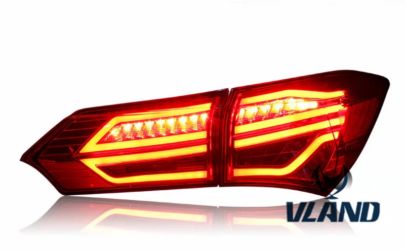 Vland Manufacturer LED car taillamp for Corolla Altis LED tail lamp rear light year model for 2014-2016
