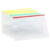 Cheap great price custom waterproof zip lock file bag PP plastic clear pocket folders