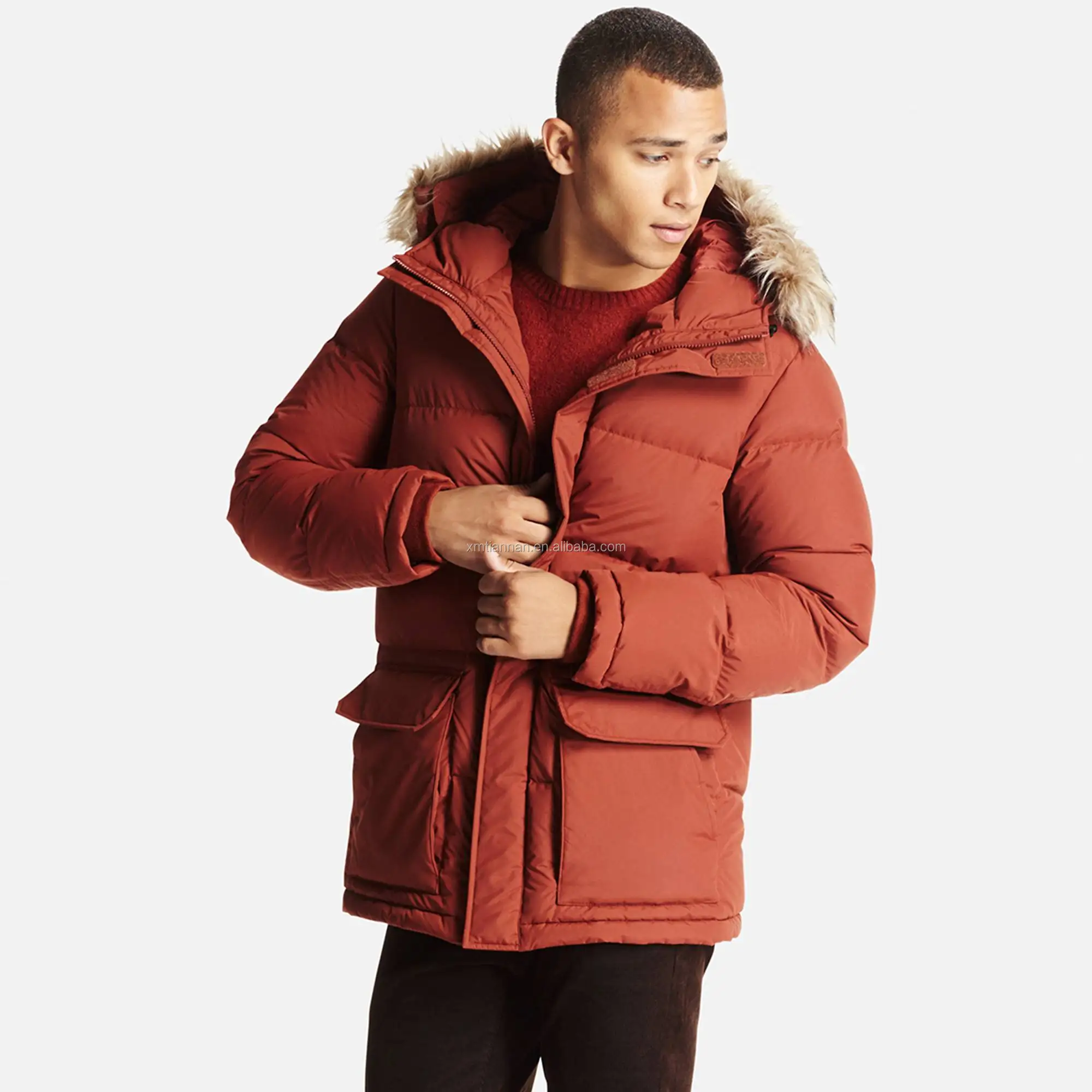 mens goose down parka sale