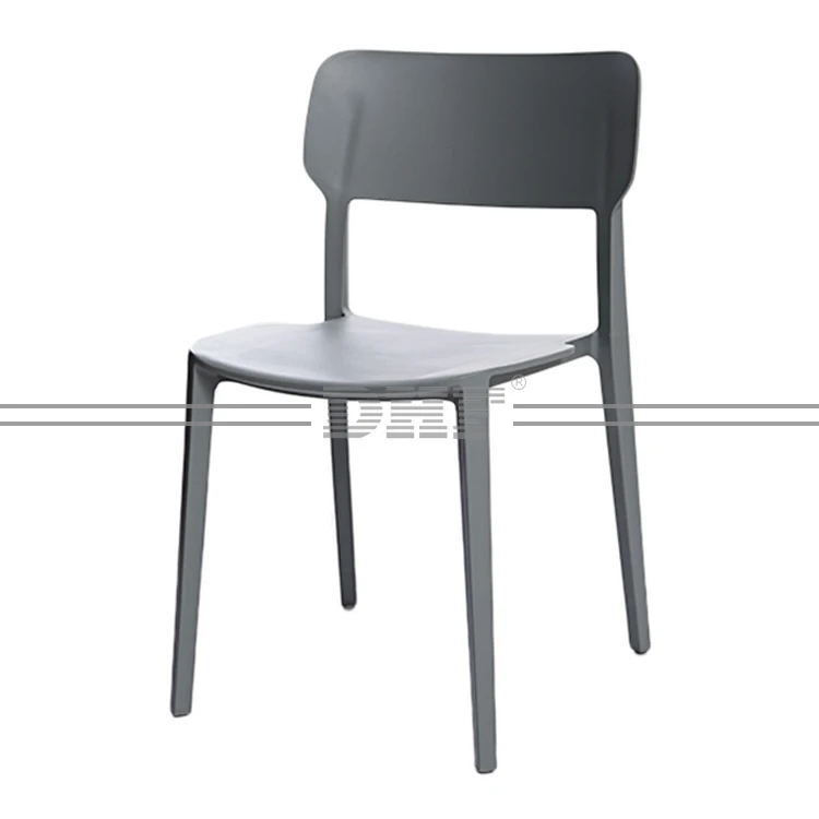 2020 Durable And Comfortable Plastic Dining Chairs Stacking Chairs Pp