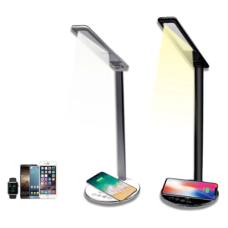 New Products Led Wireless Charger Desk Lamp With Wireless Charging Pad