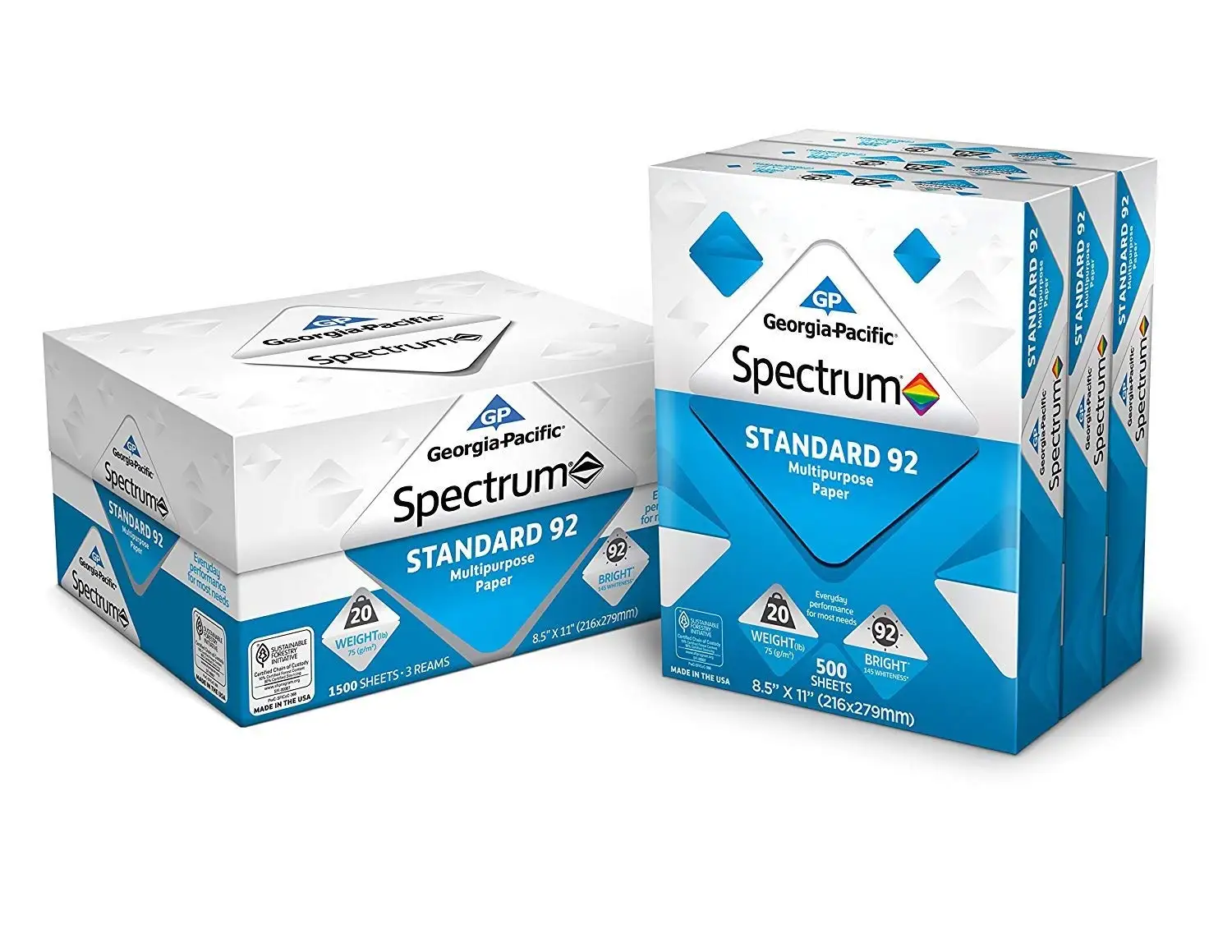 Get Quotations · Georgia-Pacific Spectrum Standard 92 Multipurpose Paper 5Q9933, 8.5 x 11 Inches, 1