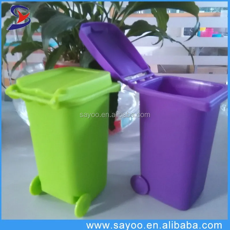 Hot Sale Desktop Trash Can Pen Holder Recycle Bin Shaped Waste Pen
