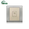 stainless steel shell pakistan nepal Bangladesh standard network rj45 wall socket