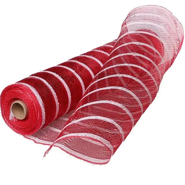 21 Inch Metallic Deco Poly Mesh Rolls For Christmas Wreath Buy Deco