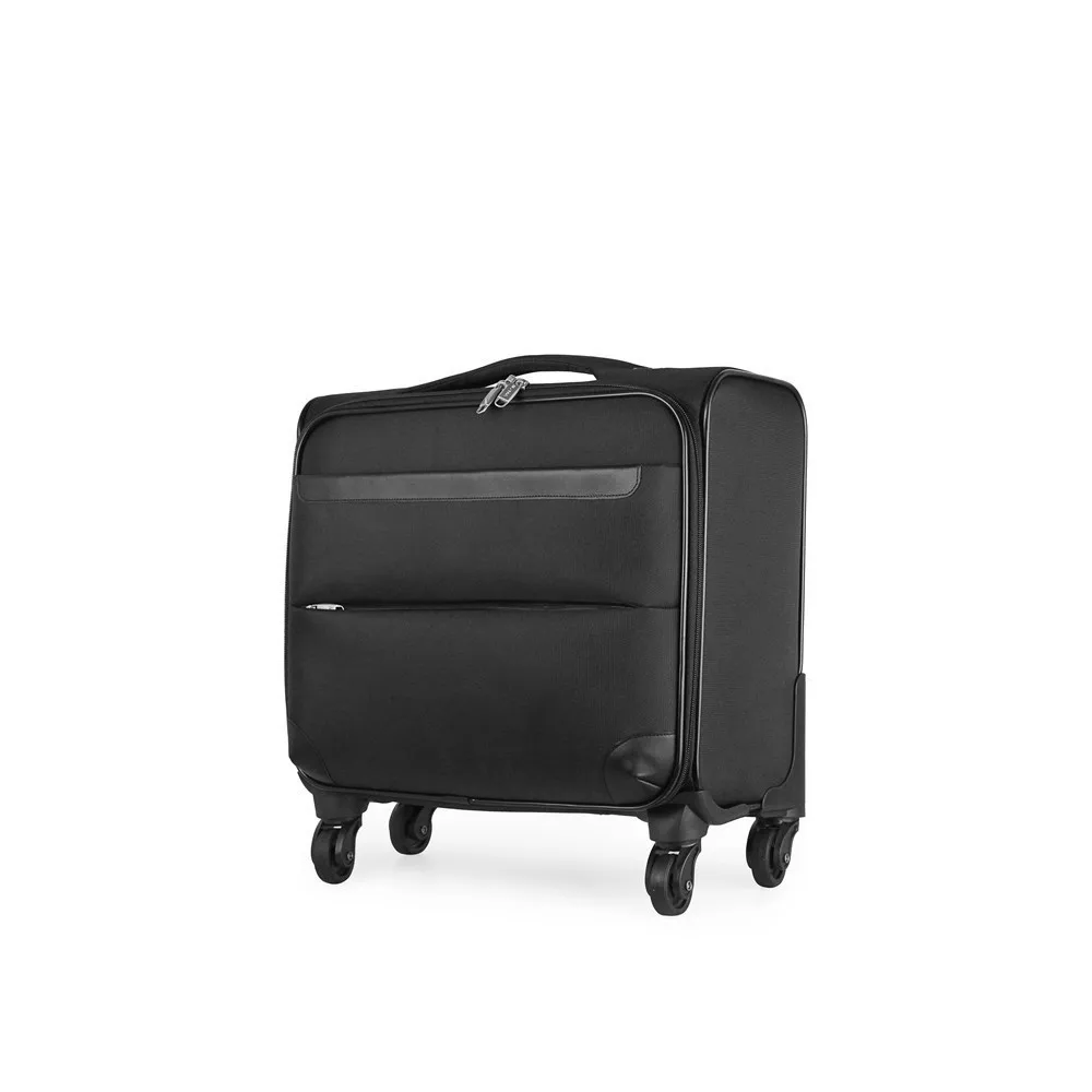 High Quality Black Wheeled Business Executive Laptop Flight Pilot Case Briefcase 