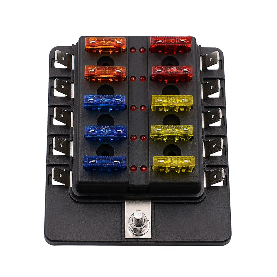 6 Way Fuse Block Fuse Boxes For Auto Blade Fuse Buy Fuse Block Fuse