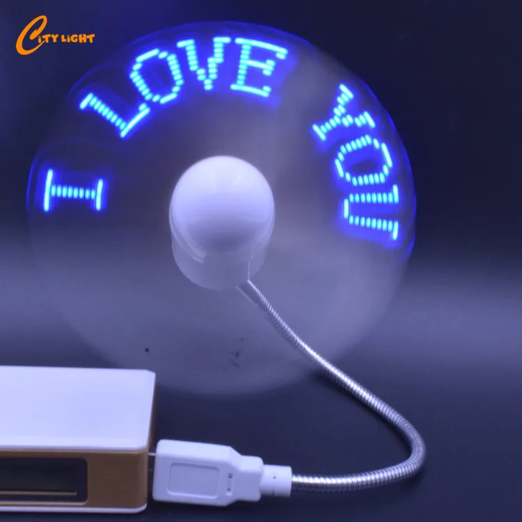 Source Selling Programmable Message Mini Flashing usb fan With CD on m.alibaba.com