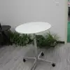 modern circular Air rising adjustable standing table