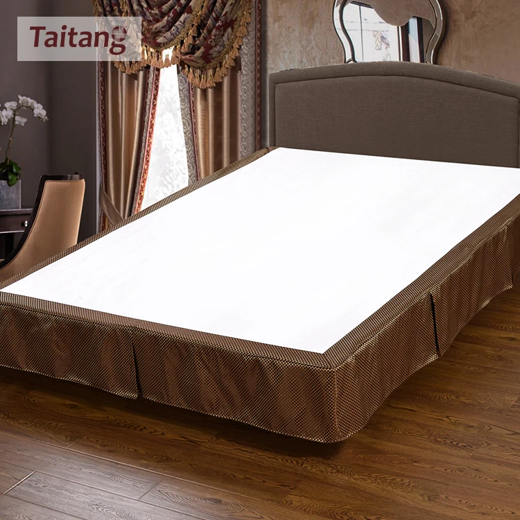 OEM & ODM washable plain Woven bed skirt for hotel usage