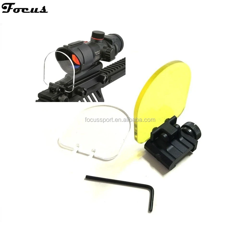 Airsoft Foldable Lens Sight Cover Scope Cover Shield Protector Fit