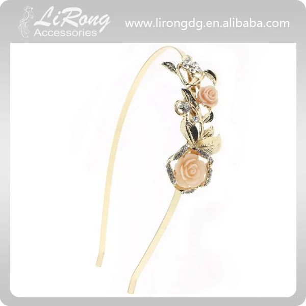 China Wedding Accessories Bowl Products Find Hair Accessories Suppliers Cute Diamond Flower Alloy Ornament Metal Wedding Bridal