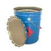 20 liters metal buckets for solvent based paint chemical drums paint buckets manufacturer