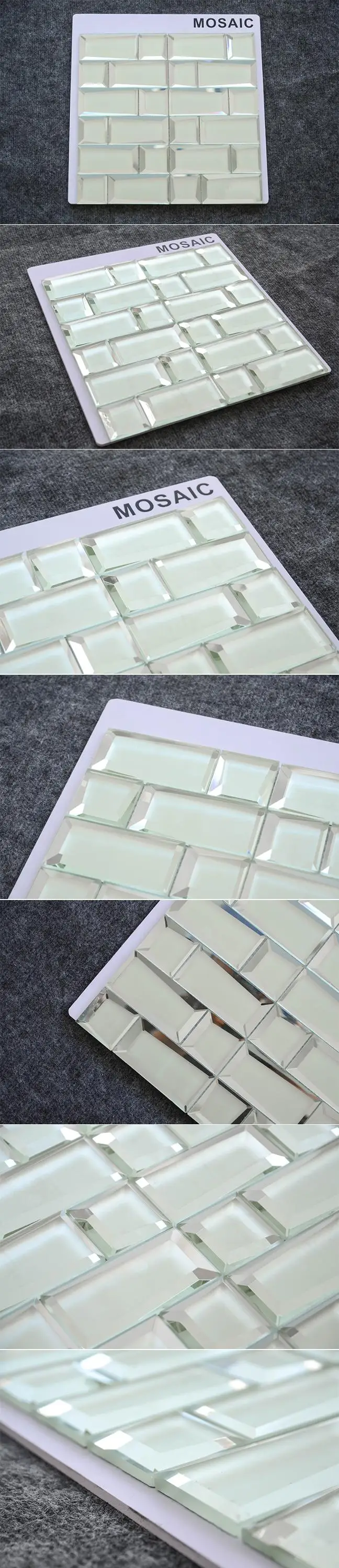 Bangladesh Indonesia Clear White Glass Mosaic Tile Backsplash - Bangladesh Indonesia Clear White Glass Mosaic Tile Backsplash