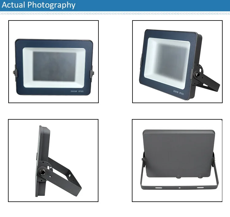 Outdoor IP67 Waterproof aluminum 200W led flood lamp light housing