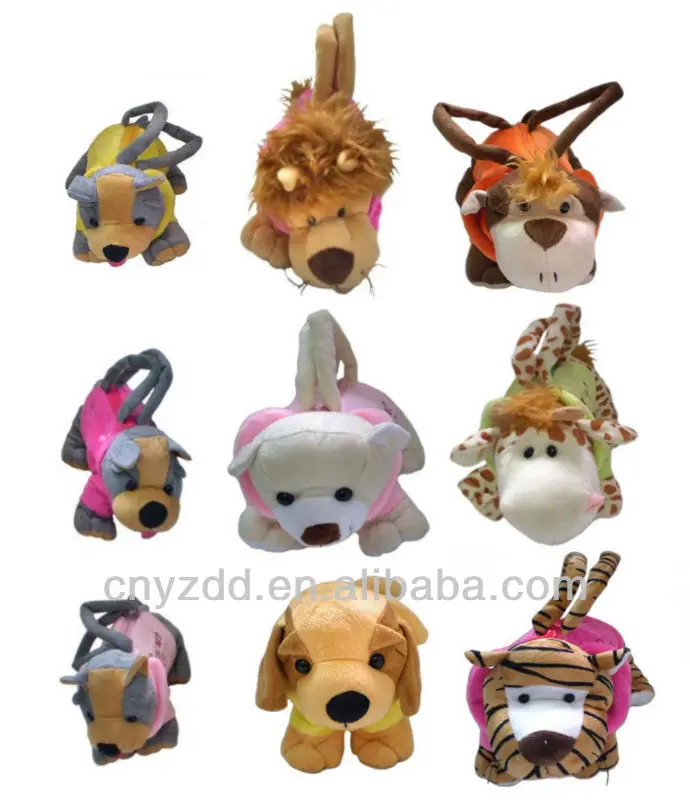 mainstays plush animal bag