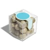 Clear 2x2x2inch 3x3x3inch Acrylic Favor Boxes 16 Ounce Cube with Lid
