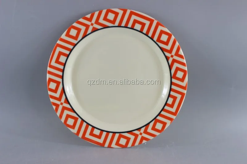 23CM Melamine Dinner plate Round Plate 9inch