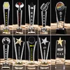 Design Crystal glass trophy order badminton cup basketball celebration souvenir cup football sports trophy