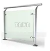 porch railing tempered laminate glass railing stainless steel post for stair and balcony
