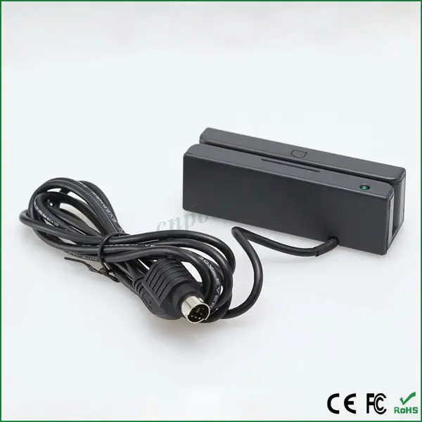 Msr100 Usb Rs232+usb 3 Track Card Reader Gps Tracking Card