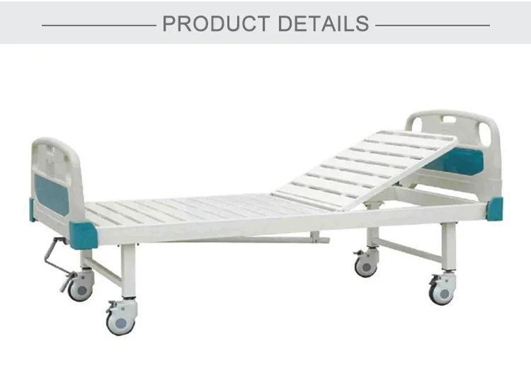 Btam303 Hospital Equipment One Crank Paralysis Patient Bed With Iv