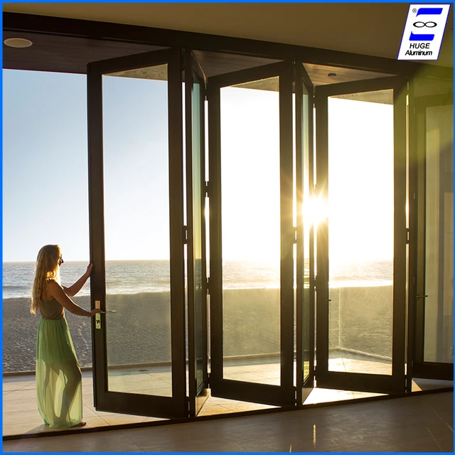 folding sliding glass doors / used exterior doors for sale