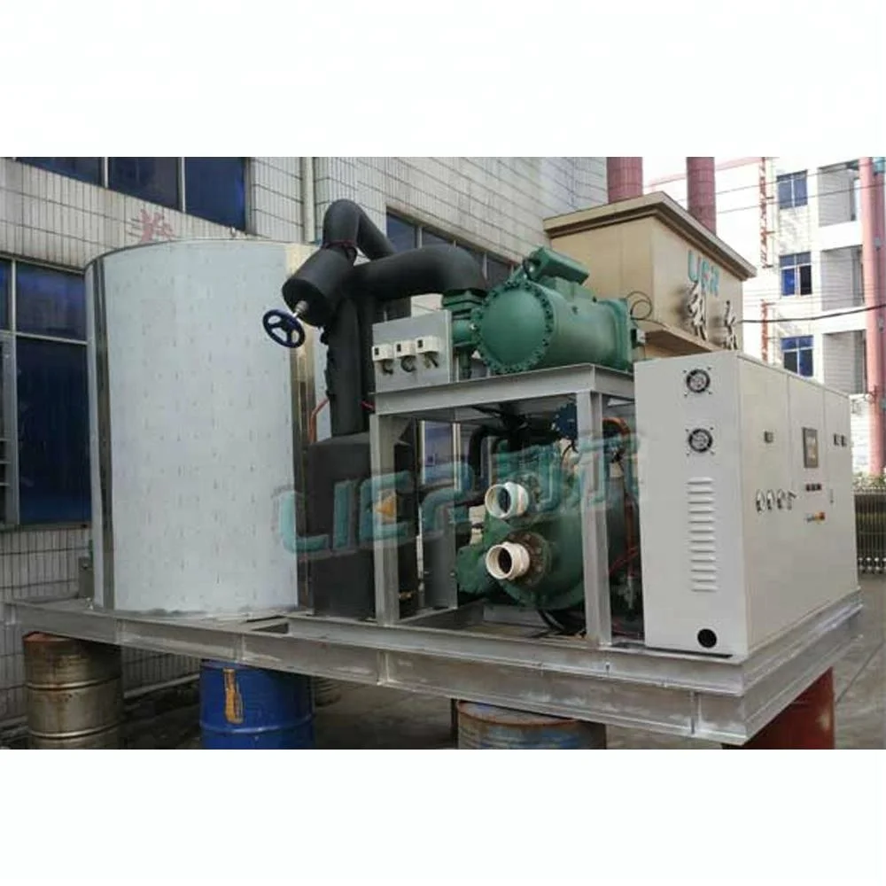 15ton Lier Salt Water Ice Machines For Fishery Sea Water Plate Ice